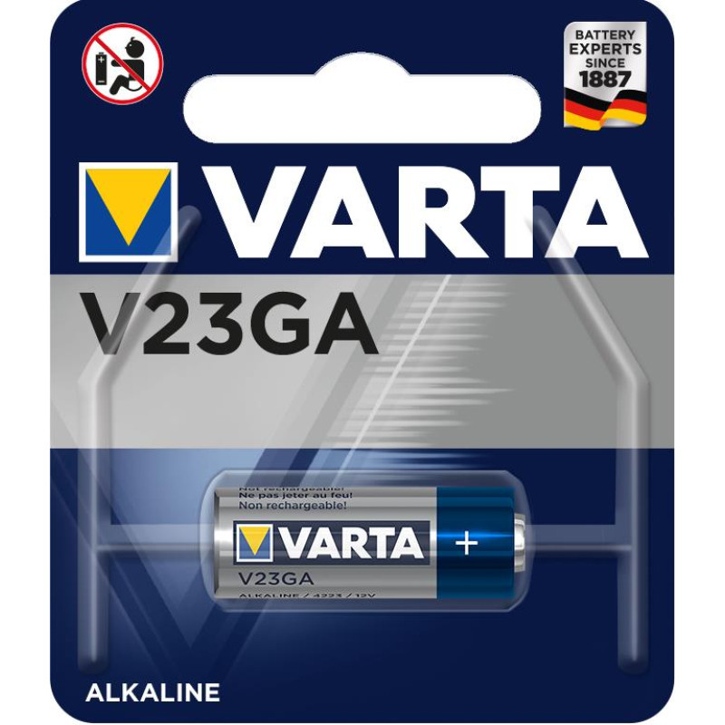 Купити Батарейка VARTA V 23 GA BLI 1 ALKALINE. Системи безпеки для дому та офісу. Магазин RG-Group. Системи відеонагляду та охоронні сигналізації. Продаж та послуги встановлення