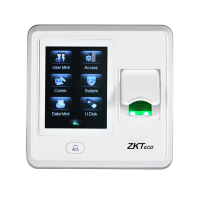 Купити Біометричний термінал обліку робочого часу ZKTeco SF300 (ZLM60) white. Системи безпеки для дому та офісу. Магазин RG-Group. Системи відеонагляду та охоронні сигналізації. Продаж та послуги встановлення