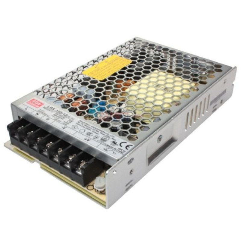 Купити Блок живлення Mean Well LRS-150-12 10.2-13.8 В / 12.5 А. Системи безпеки для дому та офісу. Магазин RG-Group. Системи відеонагляду та охоронні сигналізації. Продаж та послуги встановлення