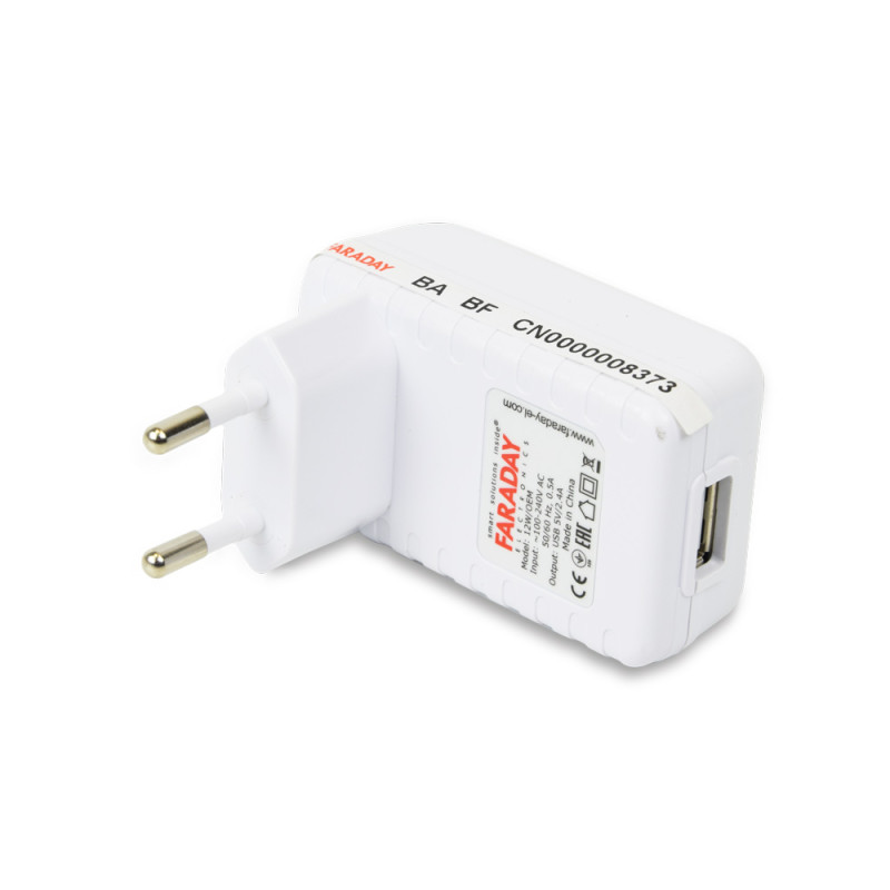 Купити Блок живлення Faraday Electronics 12W/OEM з USB виходом 5V/2.4A. Системи безпеки для дому та офісу. Магазин RG-Group. Системи відеонагляду та охоронні сигналізації. Продаж та послуги встановлення