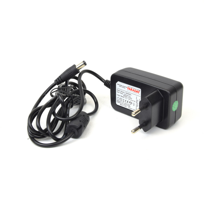 Купити Блок живлення Faraday Electronics 18W/12V/1.5A WM (Довжина вихідного кабелю: 0.7 м). Системи безпеки для дому та офісу. Магазин RG-Group. Системи відеонагляду та охоронні сигналізації. Продаж та послуги встановлення