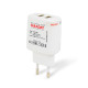 Купити Блок живлення Faraday Electronics 18W/OEM з 2 USB виходами 5V/1A+2.4A. Системи безпеки для дому та офісу. Магазин RG-Group. Системи відеонагляду та охоронні сигналізації. Продаж та послуги встановлення