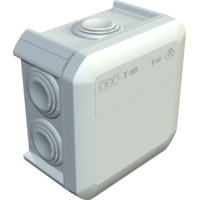 Купити Коробка монтажна OBO Bettermann 90 x 90 x 52 мм (тип Т40 IP 55). Системи безпеки для дому та офісу. Магазин RG-Group. Системи відеонагляду та охоронні сигналізації. Продаж та послуги встановлення