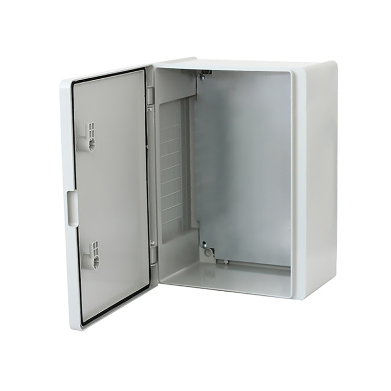Щит ERKA 025 500 x 600 x 230 мм з монтажною панеллю і опаловими дверцятами