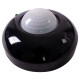 Купити Датчик руху інфрачервоний стельовий e.sensor.pir.07.black (чорний), 360°, IP20. Системи безпеки для дому та офісу. Магазин RG-Group. Системи відеонагляду та охоронні сигналізації. Продаж та послуги встановлення