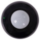 Купити Датчик руху інфрачервоний стельовий e.sensor.pir.07.black (чорний), 360°, IP20. Системи безпеки для дому та офісу. Магазин RG-Group. Системи відеонагляду та охоронні сигналізації. Продаж та послуги встановлення