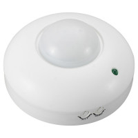 Купити Датчик руху інфрачервоний стельовий e.sensor.pir.07.white (білий), 360°, IP20. Системи безпеки для дому та офісу. Магазин RG-Group. Системи відеонагляду та охоронні сигналізації. Продаж та послуги встановлення