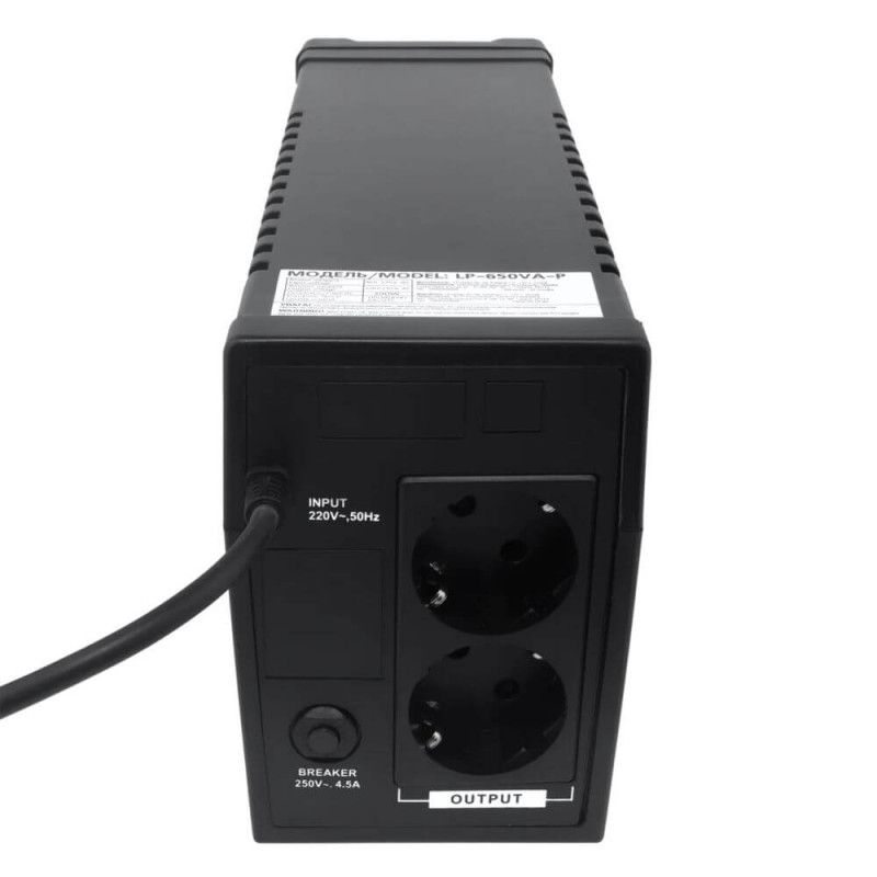 Джерело безперебійного живлення LogicPower LP 650VA-P 650ВА / 390Вт лінійно-інтерактивне