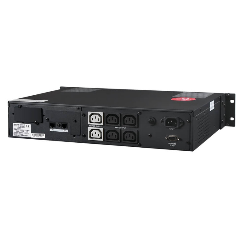 Джерело безперебійного живлення Powercom KIN-1200AP RM LCD 1200ВА / 960Вт лінійно-інтерактивне