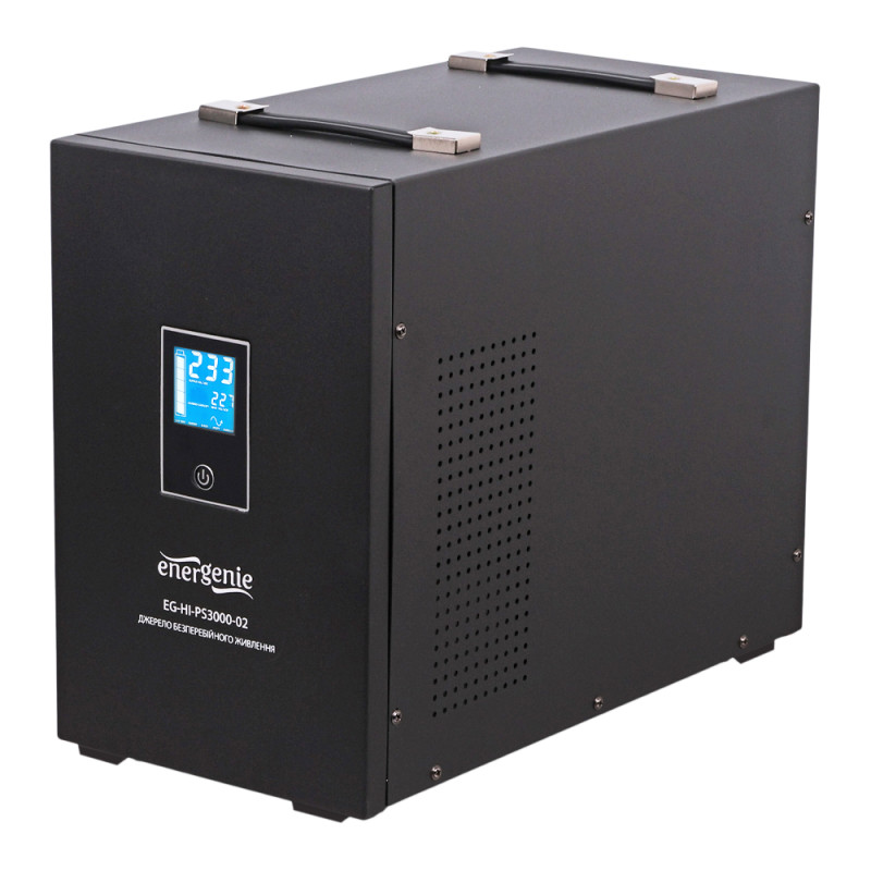 Купити Джерело безперебійного живлення EnerGenie EG-HI-PS3000-02 3000ВА / 1800Вт лінійно-інтерактивне з правильною синусоїдою. Системи безпеки для дому та офісу. Магазин RG-Group. Системи відеонагляду та охоронні сигналізації. Продаж та послуги встановлення
