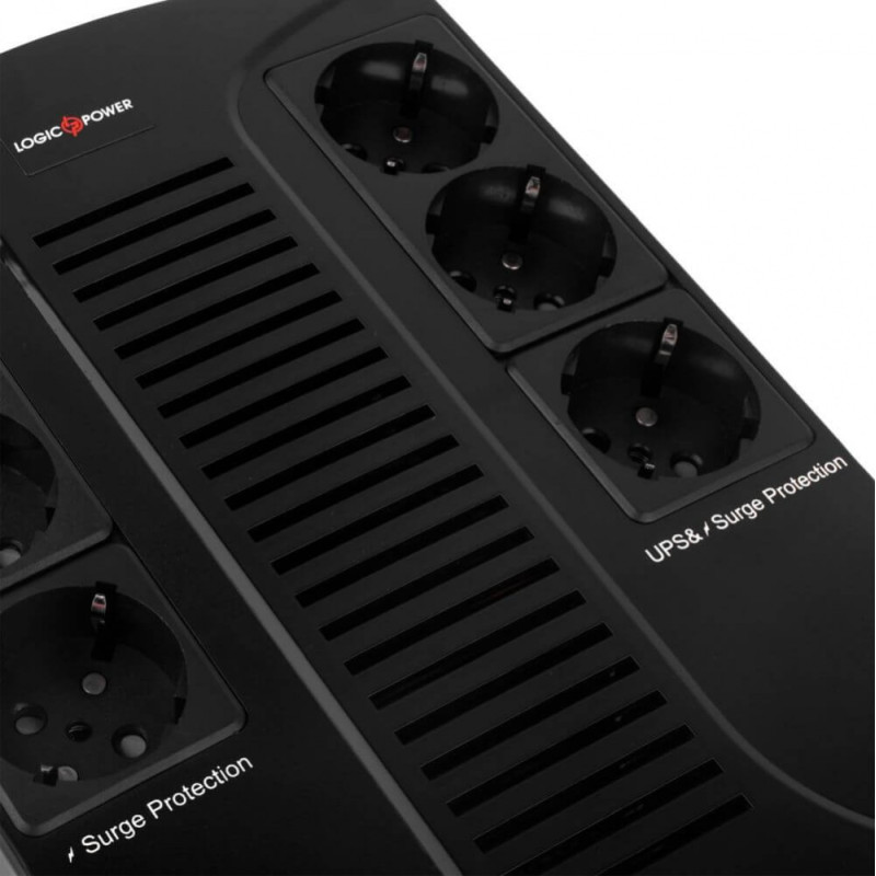 Джерело безперебійного живлення Logicpower LP 850VA-6PS (510W) лінійно-інтерактивне