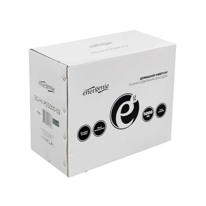 Джерело безперебійного живлення EnerGenie EG-HI-PS5000-02 5000ВА / 3000Вт лінійно-інтерактивне з правильною синусоїдою