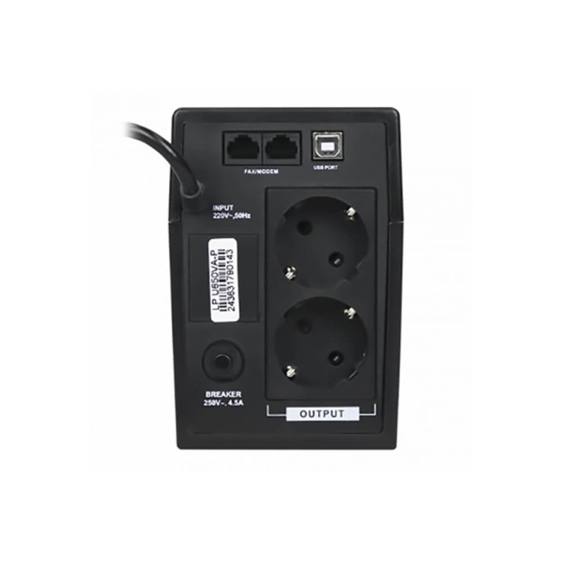 Джерело безперебійного живлення LogicPower LP U650VA-P 650ВА / 390Вт лінійно-інтерактивне