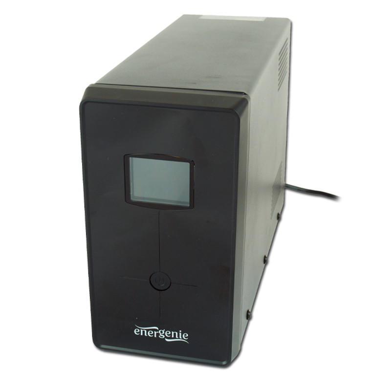 Джерело безперебійного живлення EnerGenie EG-UPS-034 1500ВА / 900Вт лінійно-інтерактивне з LCD-дисплеєм