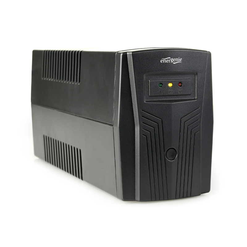 Купити Джерело безперебійного живлення EnerGenie EG-UPS-B650 650ВА / 390Вт лінійно-інтерактивне з функцією холодного старту. Системи безпеки для дому та офісу. Магазин RG-Group. Системи відеонагляду та охоронні сигналізації. Продаж та послуги встановлення