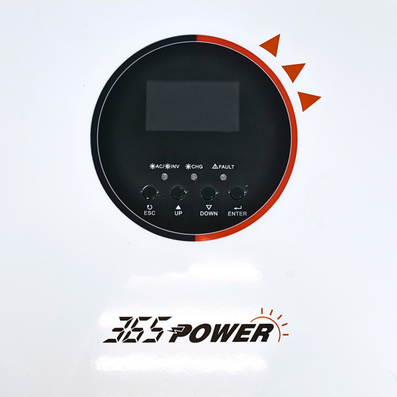 Комплект автономного резервного електроживлення: 3kVA Smart інвертор KSP-3000VA для сонячних панелей + АКБ LiFePO4 з Bluetooth Full Energy FEG-24100-1 25.6В 100А·год + Кабель інверторний 35 мм / 1 м / пара