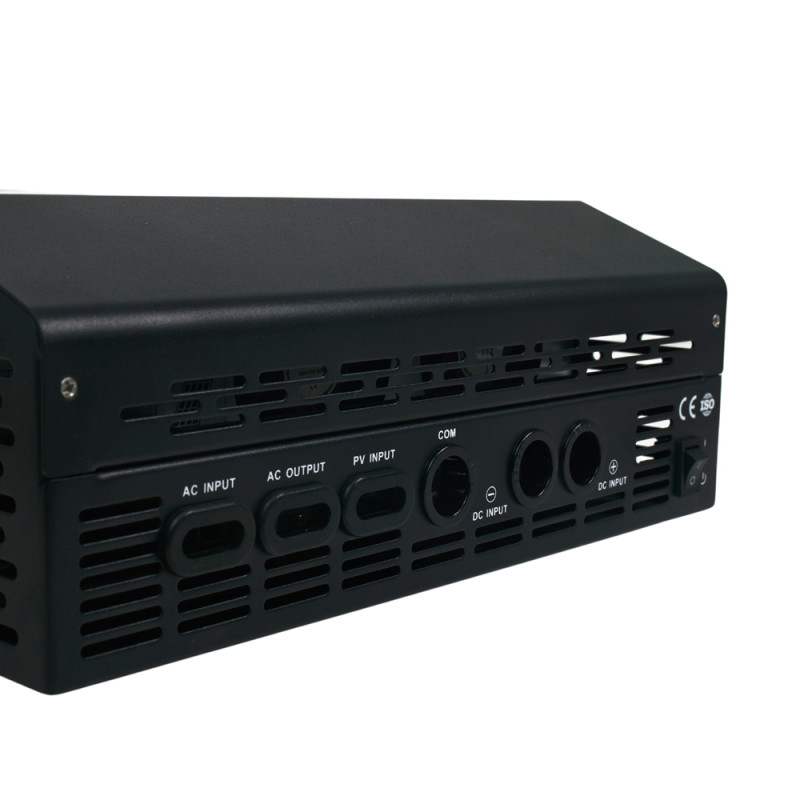Комплект автономного резервного електроживлення: 3kVA Smart інвертор KSP-3000VA для сонячних панелей + АКБ LiFePO4 з Bluetooth Full Energy FEG-24100-1 25.6В 100А·год + Кабель інверторний 35 мм / 1 м / пара