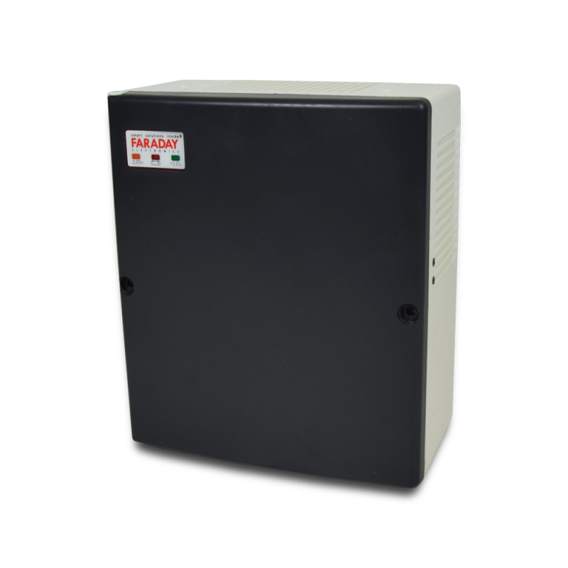 Купити Безперебійний блок живлення Faraday Electronics UPS 35W Smart ASCH PLB під акумулятор 7А/г в пластиковому боксі. Системи безпеки для дому та офісу. Магазин RG-Group. Системи відеонагляду та охоронні сигналізації. Продаж та послуги встановлення