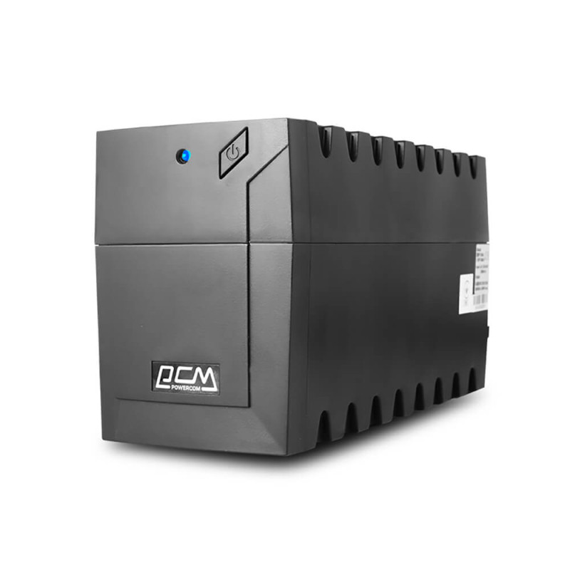 Купити Джерело безперебійного живлення Powercom RPT-600AP Schuko 600ВА / 360Вт лінійно-інтерактивне. Системи безпеки для дому та офісу. Магазин RG-Group. Системи відеонагляду та охоронні сигналізації. Продаж та послуги встановлення