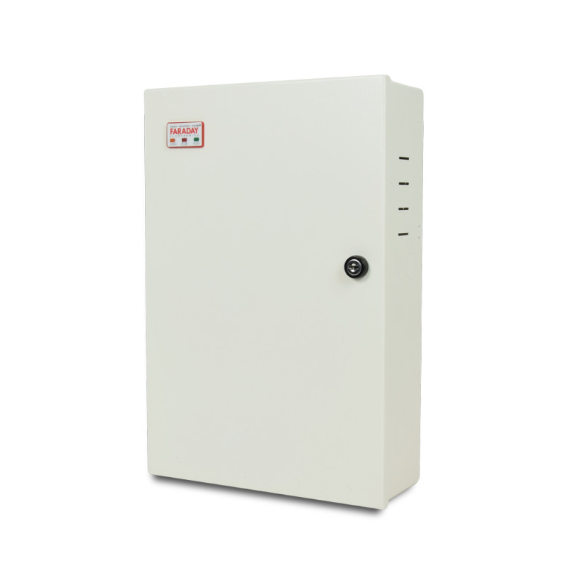 Купити Безперебійний блок живлення Faraday Electronics UPS 85W Smart ASCH MBB 12 В під акумулятор 12-18А/г в металевому боксі. Системи безпеки для дому та офісу. Магазин RG-Group. Системи відеонагляду та охоронні сигналізації. Продаж та послуги встановлення