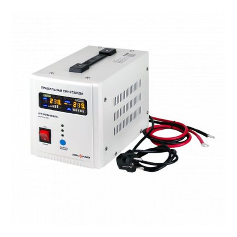 Джерело безперебійного живлення Logicpower LPY-PSW-800 ВА / 560 Вт лінійно-інтерактивне з правильною синусоїдою