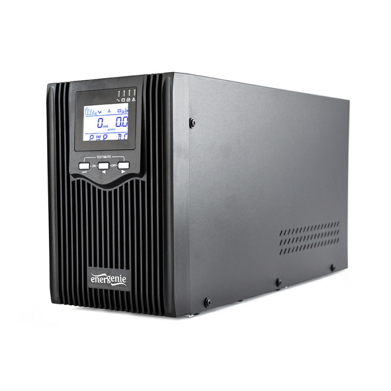 Купити Джерело безперебійного живлення EnerGenie EG-UPS-PS2000-01 2000ВА / 1600Вт лінійно-інтерактивне з правильною синусоїдою. Системи безпеки для дому та офісу. Магазин RG-Group. Системи відеонагляду та охоронні сигналізації. Продаж та послуги встановлення