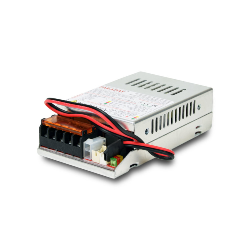 Купити Безперебійний блок живлення Faraday Electronics 85W UPS Smart ASCH ALU 24V під акумулятор 12-18А/г в алюмінієвому корпусі. Системи безпеки для дому та офісу. Магазин RG-Group. Системи відеонагляду та охоронні сигналізації. Продаж та послуги встановлення