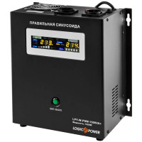 Купити Джерело безперебійного живлення Logicpower LPY-W-PSW-1500VA+ (1050W лінійно-інтерактивне з правильною синусоїдою. Системи безпеки для дому та офісу. Магазин RG-Group. Системи відеонагляду та охоронні сигналізації. Продаж та послуги встановлення