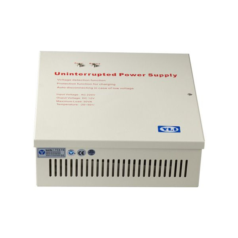 Купити Блок безперебійного живлення з вбудованим реле YLI Electronic YP-902-12-3. Системи безпеки для дому та офісу. Магазин RG-Group. Системи відеонагляду та охоронні сигналізації. Продаж та послуги встановлення