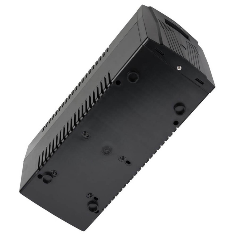 Джерело безперебійного живлення Vinga VPC-800PU 800ВА / 480 Вт з LCD-дисплеєм з USB у пластиковому корпусі