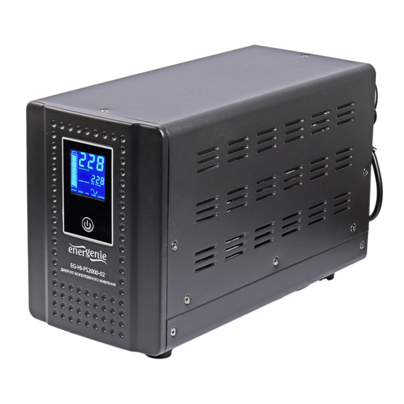 Купити Джерело безперебійного живлення EnerGenie EG-HI-PS2000-02 2000ВА / 1200Вт лінійно-інтерактивне з правильною синусоїдою. Системи безпеки для дому та офісу. Магазин RG-Group. Системи відеонагляду та охоронні сигналізації. Продаж та послуги встановлення