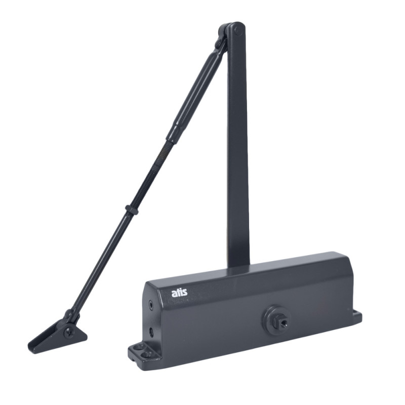 Купити Дотягувач ATIS DC-5036-BC Graphite. Системи безпеки для дому та офісу. Магазин RG-Group. Системи відеонагляду та охоронні сигналізації. Продаж та послуги встановлення