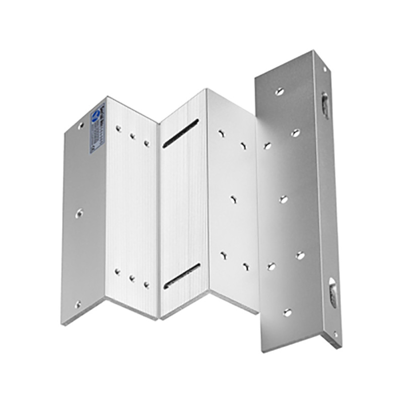 Електромагнітний замок Yli Electronic YM-350 з куточком монтажним Yli Electronic MBK-350ZL
