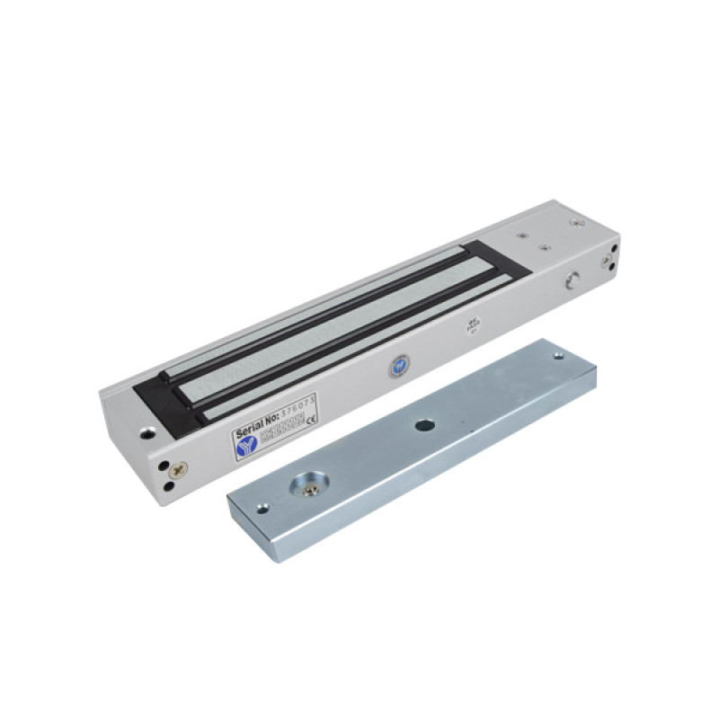 Купити Електромагнітний замок Yli Electronic YM-280N(LED)-DS зі світловою індикацією, датчиком стану замка і дверей для системи контролю доступу. Системи безпеки для дому та офісу. Магазин RG-Group. Системи відеонагляду та охоронні сигналізації. Продаж та послуги встановлення