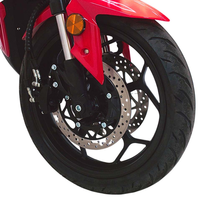 Електроскутер V9 Wuxi Electric 3000W 72V 52Ah red
