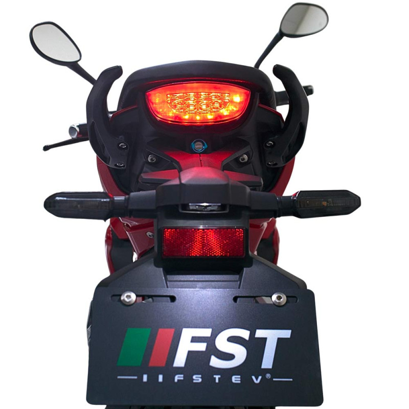 Електроскутер V9 Wuxi Electric 3000W 72V 52Ah red