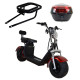 Купити Електроскутер з багажником і кронштейном CITYCOCO Wuxi Jose Electric 1500W 60V20Ah. Системи безпеки для дому та офісу. Магазин RG-Group. Системи відеонагляду та охоронні сигналізації. Продаж та послуги встановлення