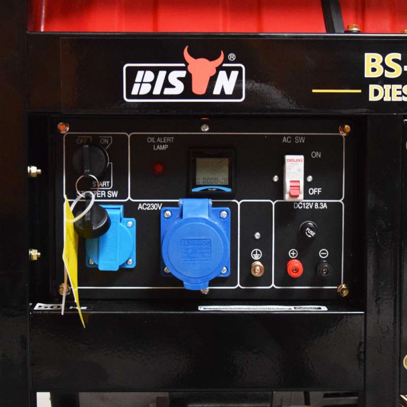 Дизельний генератор BISON BS12000DCE максимальна потужність 10 кВт