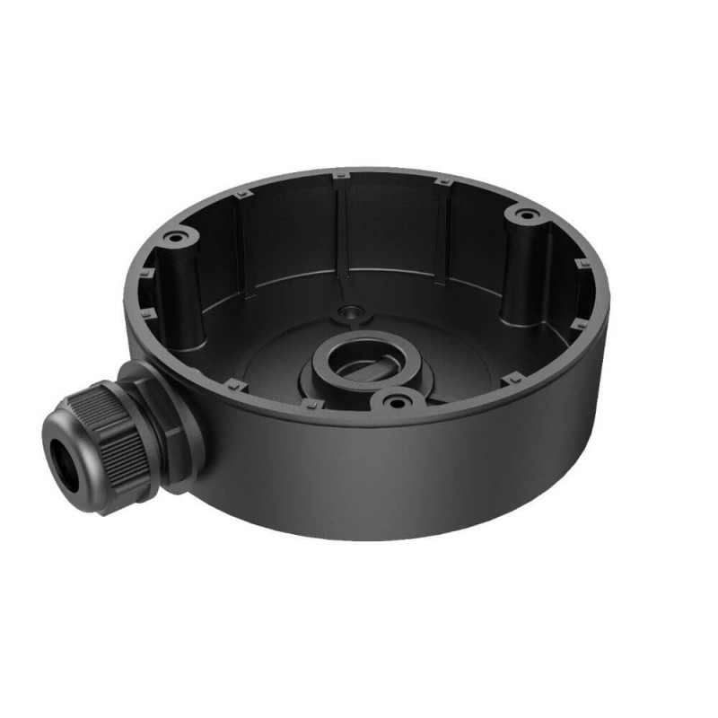 Купити Монтажна коробка Hikvision DS-1280ZJ-DM8 black для купольної камери. Системи безпеки для дому та офісу. Магазин RG-Group. Системи відеонагляду та охоронні сигналізації. Продаж та послуги встановлення