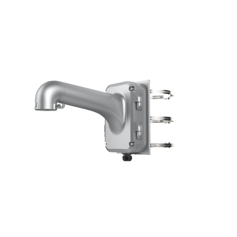Купити Кронштейн Hikvision DS-1604ZJ-box-pole з монтажною коробкою для встановлення на стовп Speed Dome камер. Системи безпеки для дому та офісу. Магазин RG-Group. Системи відеонагляду та охоронні сигналізації. Продаж та послуги встановлення
