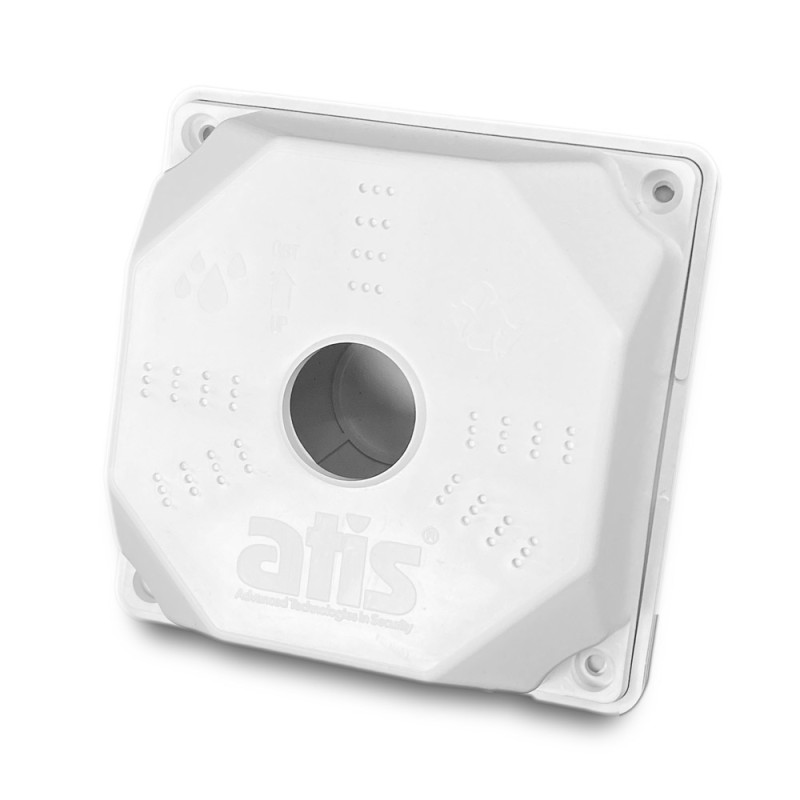 Купити Кронштейн універсальний - монтажна коробка ATIS AB-Q130 біла. Системи безпеки для дому та офісу. Магазин RG-Group. Системи відеонагляду та охоронні сигналізації. Продаж та послуги встановлення