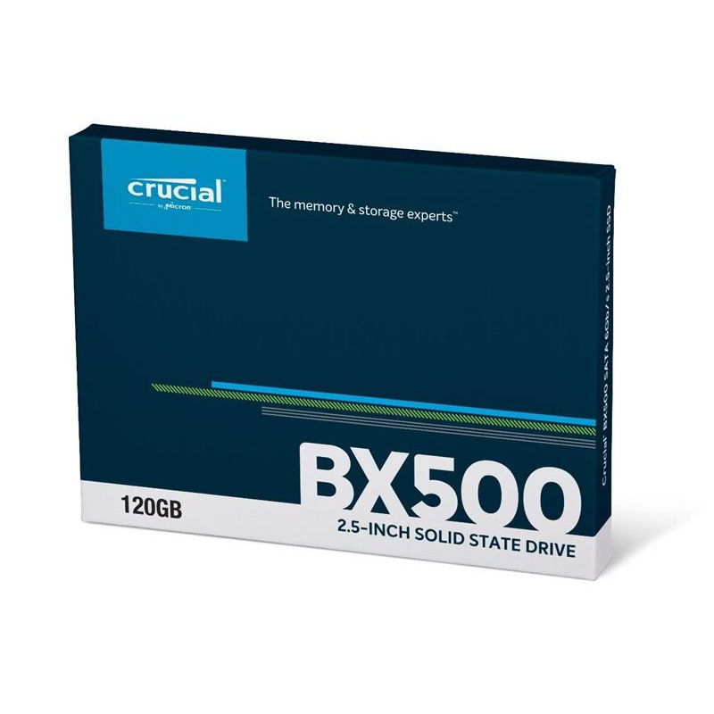 Купити Твердотільний жорсткий диск SATA2.5" 120GB BX500 CT120BX500SSD1 CRUCIAL. Системи безпеки для дому та офісу. Магазин RG-Group. Системи відеонагляду та охоронні сигналізації. Продаж та послуги встановлення