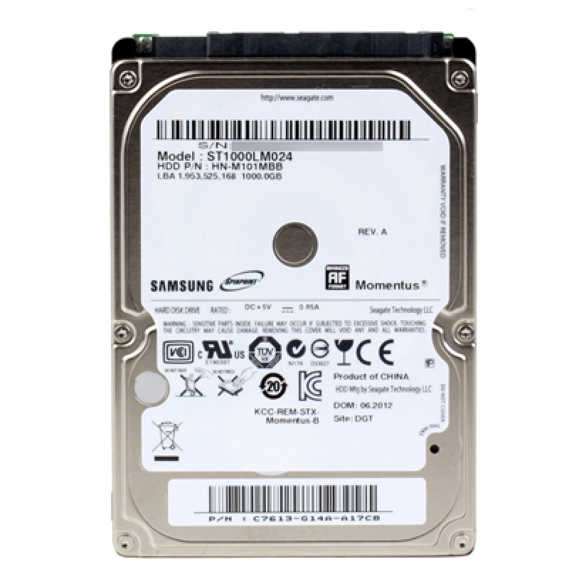 Купити Жорсткий диск HDD SATA 2.5"1TB 5400RPM 8MB ST1000LM024. Системи безпеки для дому та офісу. Магазин RG-Group. Системи відеонагляду та охоронні сигналізації. Продаж та послуги встановлення