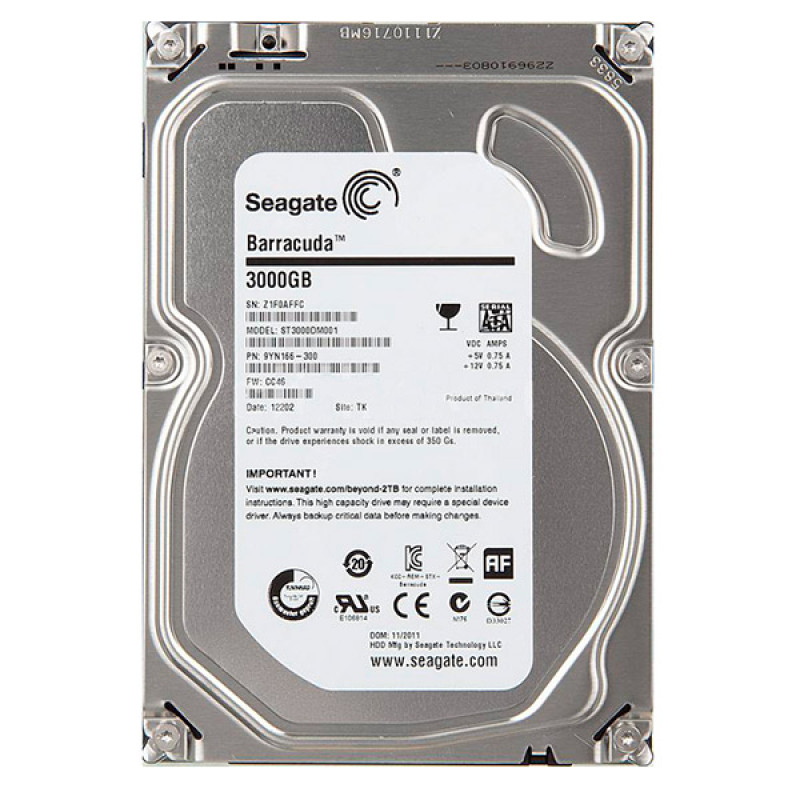 Купити Жорсткий диск Seagate Desktop ST3000DM001 3Tb 64MB. Системи безпеки для дому та офісу. Магазин RG-Group. Системи відеонагляду та охоронні сигналізації. Продаж та послуги встановлення
