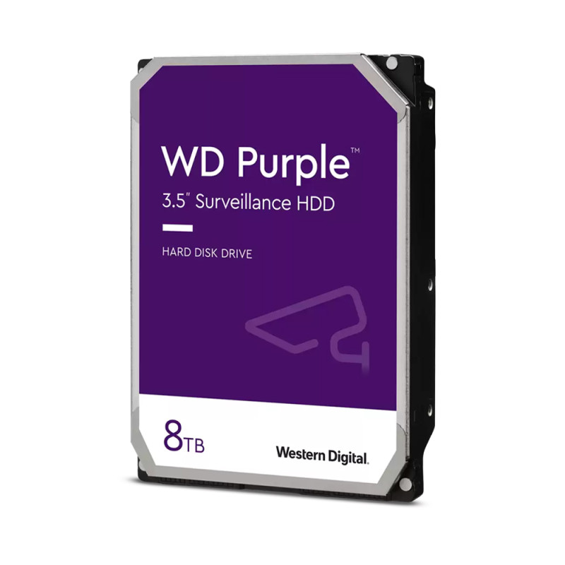 Купити Жорсткий диск 8TB Western Digital Purple WD85PURZ для відеоспостереження. Системи безпеки для дому та офісу. Магазин RG-Group. Системи відеонагляду та охоронні сигналізації. Продаж та послуги встановлення