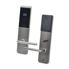 Купити Smart замок зі зчитувачем Mifare ZKTeco LH6500MF right (для правих дверей) для готелів. Системи безпеки для дому та офісу. Магазин RG-Group. Системи відеонагляду та охоронні сигналізації. Продаж та послуги встановлення