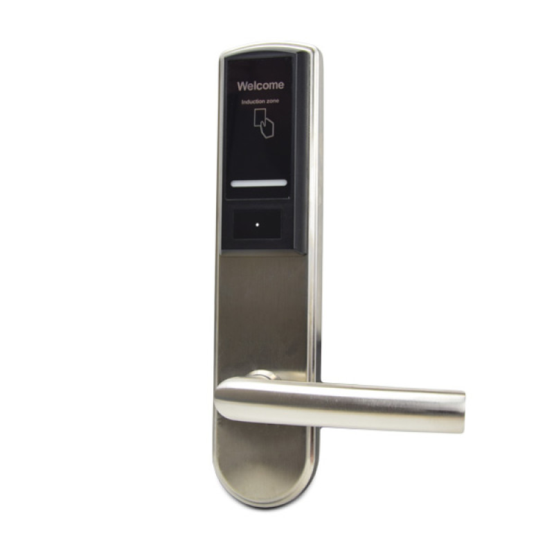 Купити Smart замок зі зчитувачем Mifare ZKTeco LH3000 left (для лівих дверей) для готелів. Системи безпеки для дому та офісу. Магазин RG-Group. Системи відеонагляду та охоронні сигналізації. Продаж та послуги встановлення