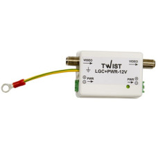 Купити Грозозахист на коаксіал F-F Twist-LGC+PWR12V. Системи безпеки для дому та офісу. Магазин RG-Group. Системи відеонагляду та охоронні сигналізації. Продаж та послуги встановлення
