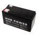 Купити Акумулятор 12В 1.3 Аг для ДБЖ Hub Power HE-121. Системи безпеки для дому та офісу. Магазин RG-Group. Системи відеонагляду та охоронні сигналізації. Продаж та послуги встановлення
