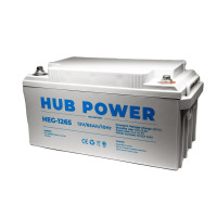 Купити Акумулятор гелевий 12В 65 Аг для ДБЖ Hub Power HEG-1265. Системи безпеки для дому та офісу. Магазин RG-Group. Системи відеонагляду та охоронні сигналізації. Продаж та послуги встановлення